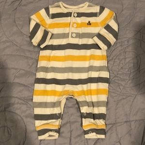 Baby Gap Cotton Striped Playsuit - Sz 0-3mo